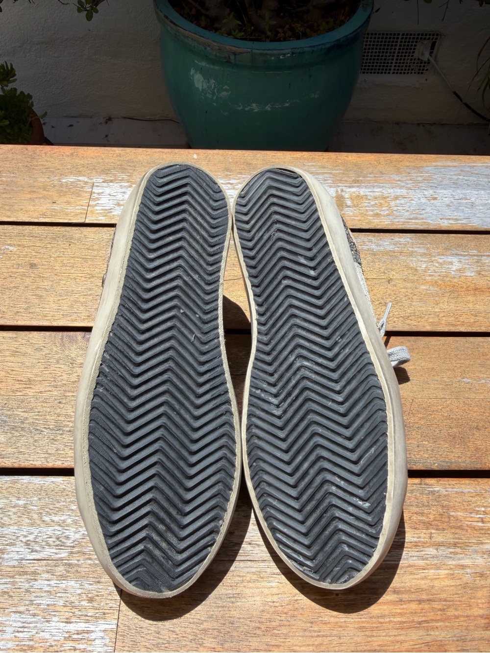 GOLDEN GOOSE Super-Star glitter sneakers - Picture 7 of 8